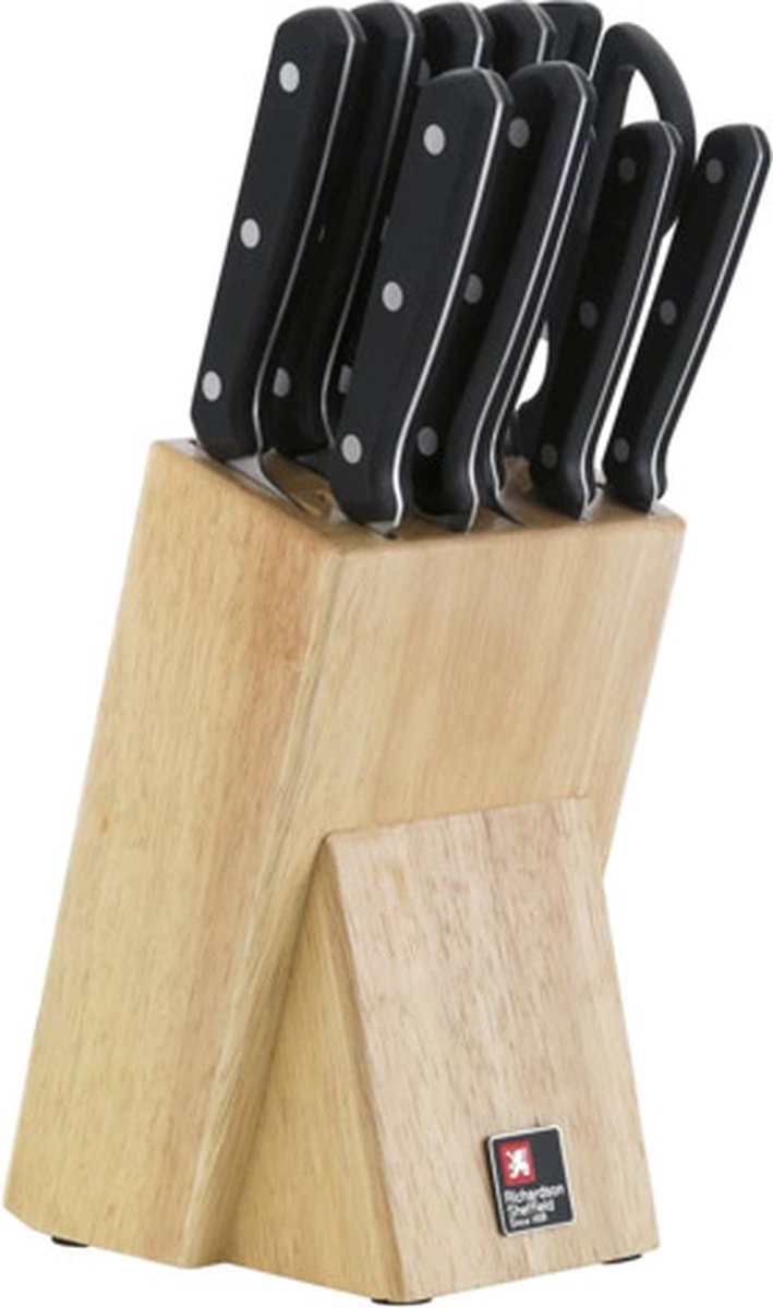 Richardson Sheffield - cucina messenset - inclusief messenblok - 10 delig - in cadeauverpakking