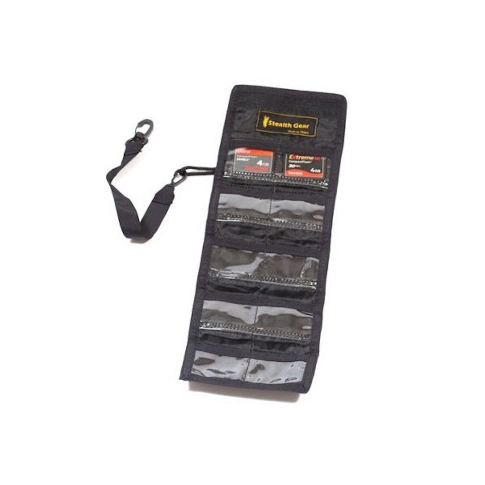 Stealth Gear compact flash card opbergtas charcoal