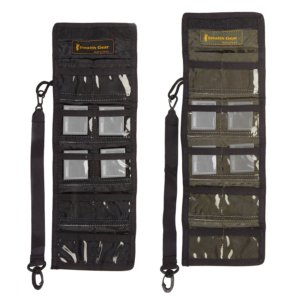 Stealth Gear compact flash card opbergtas charcoal