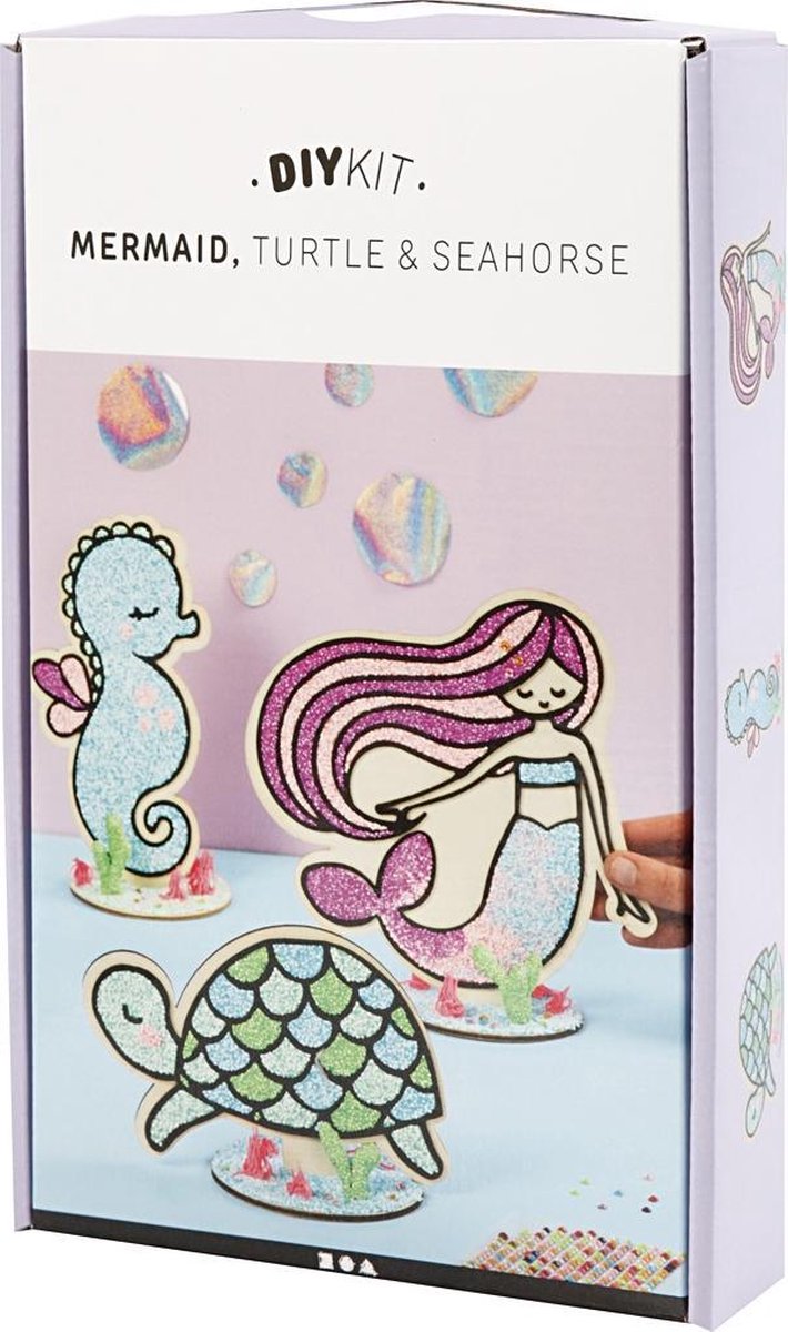 Foam Clay zeemeermin, 1 set