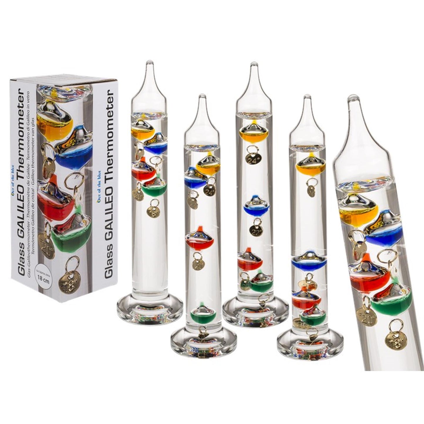 OOTB Thermometer galileo 18cm in giftbox