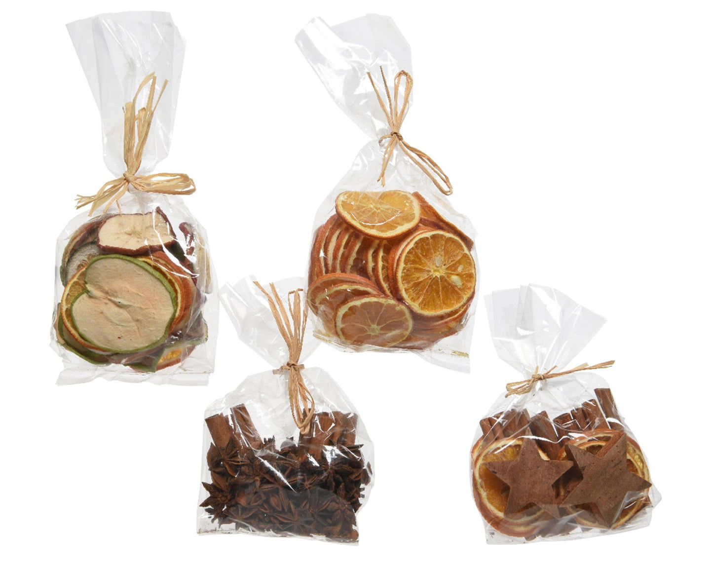 Decoris Decoratieset natuur kaneel sinaasappel