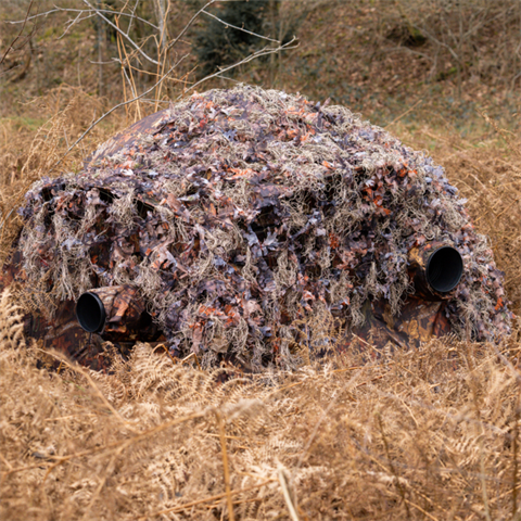 Buteo Photo Gear hybride camouflagenet natural brown 1,5x3 m