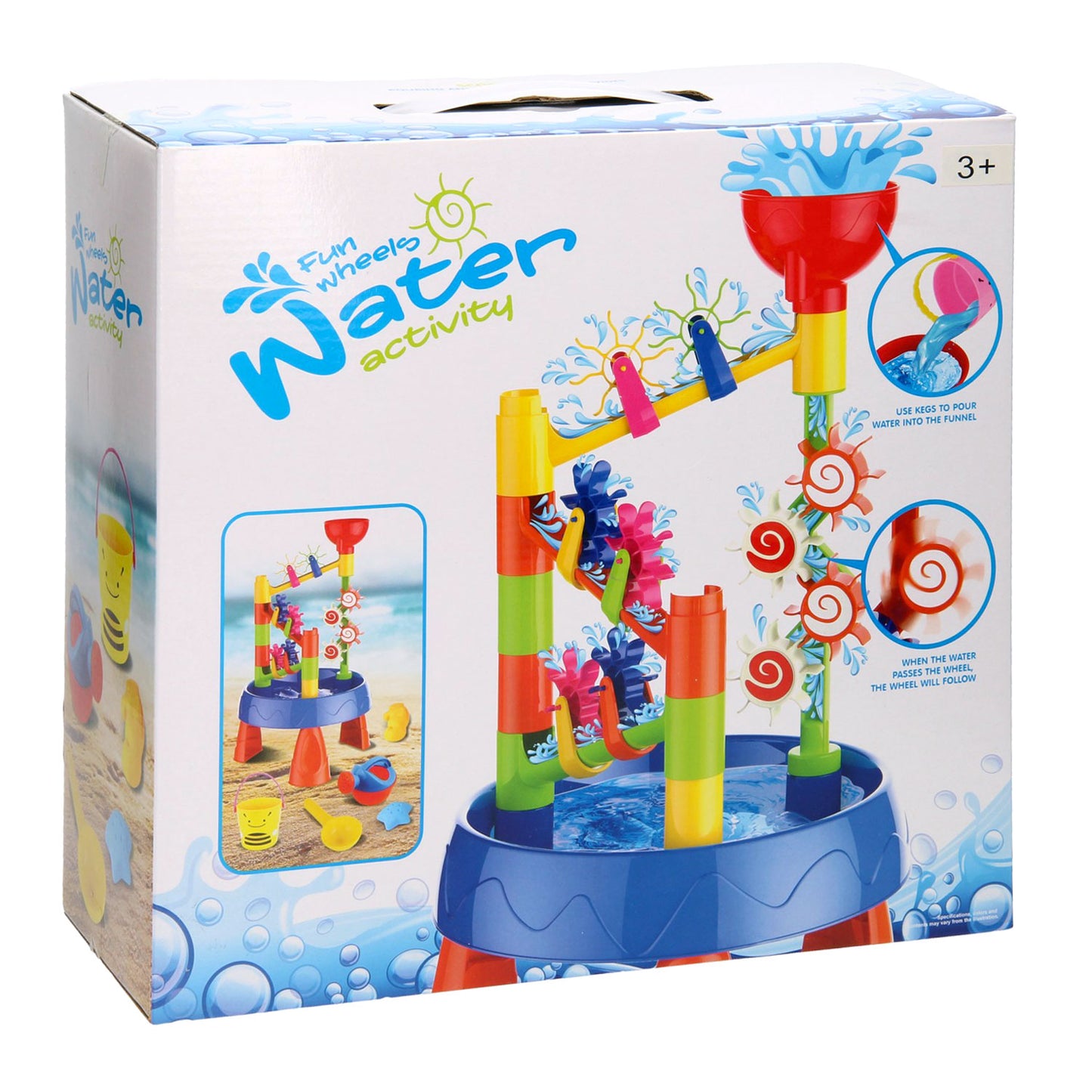 Lobbes Speelgoed BV Waterspeelbaan met strandset, 23dlg.