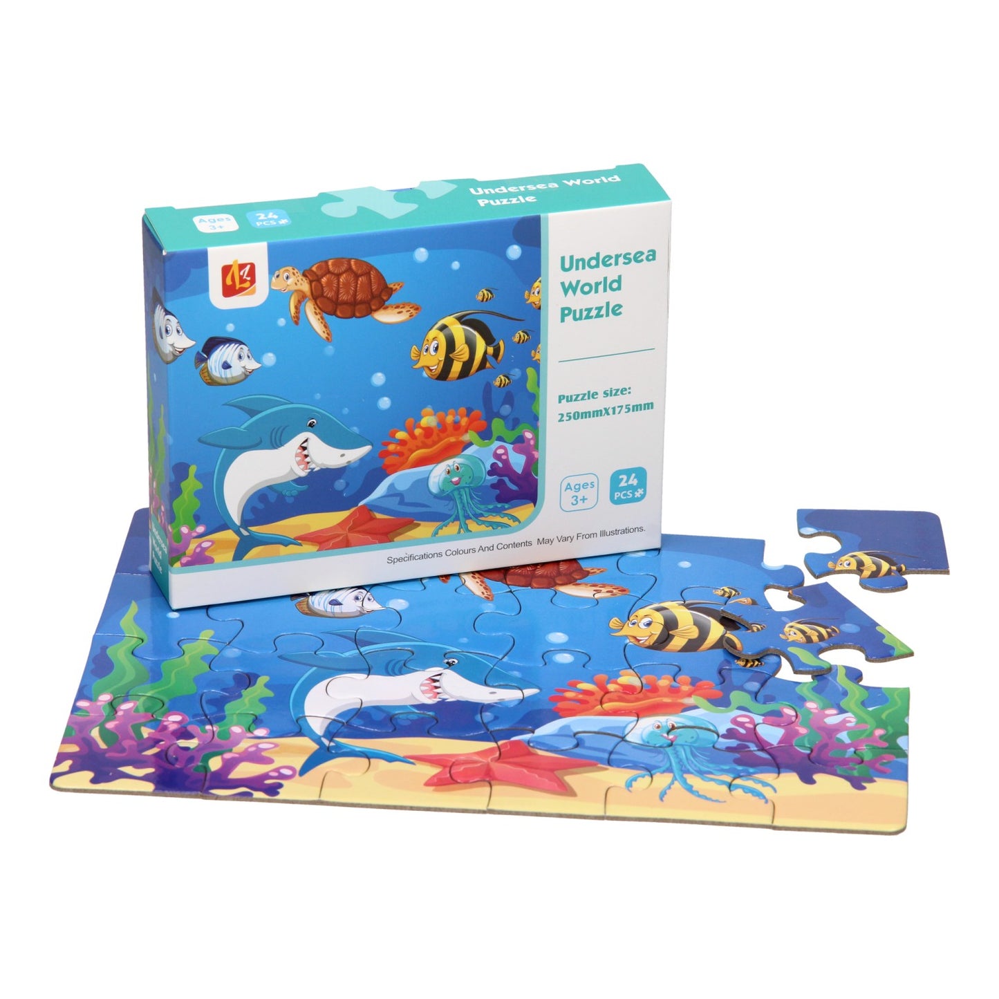 Lobbes Puzzel onderwaterwereld, 24st.