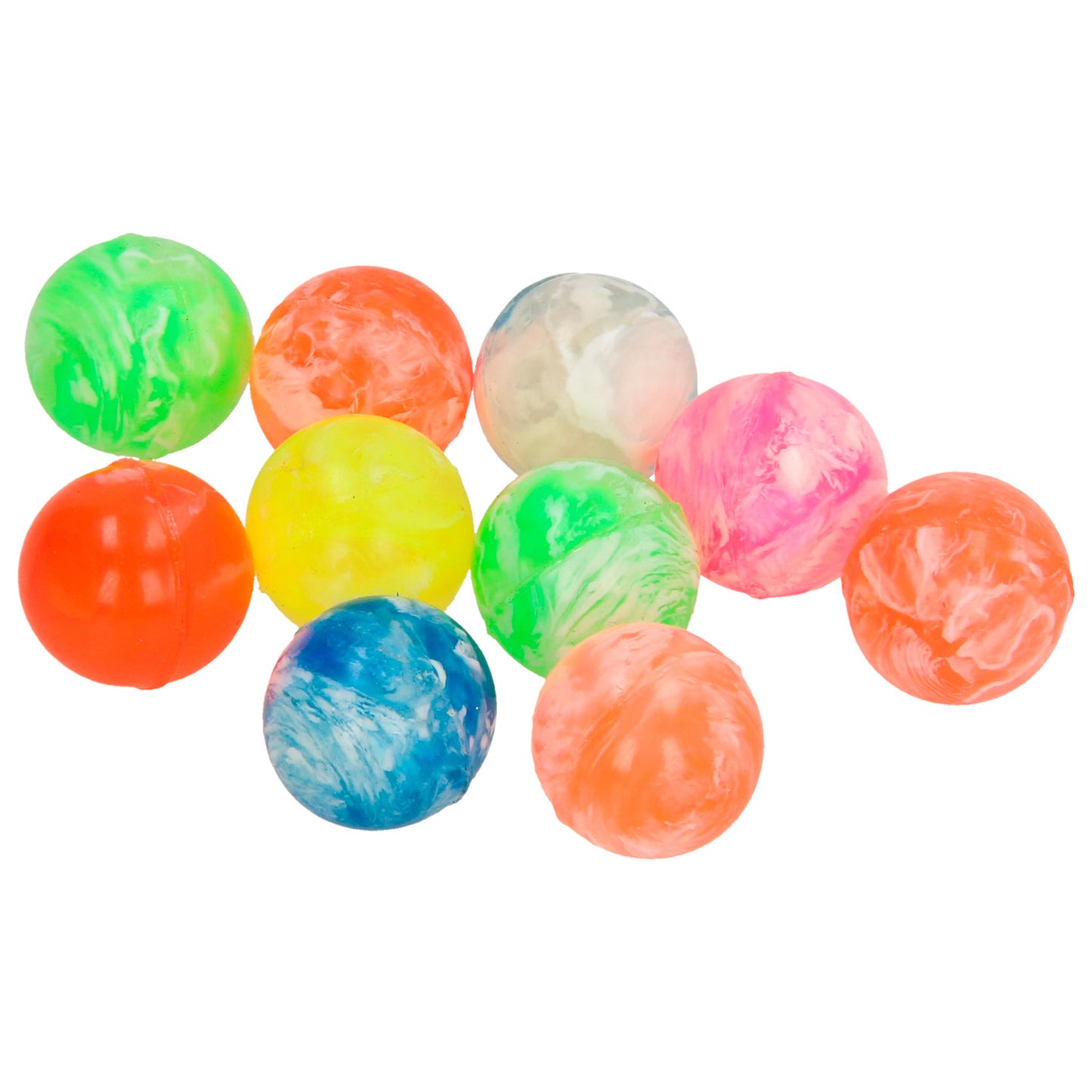 Lobbes Gekleurde stuiterballen, 10st.