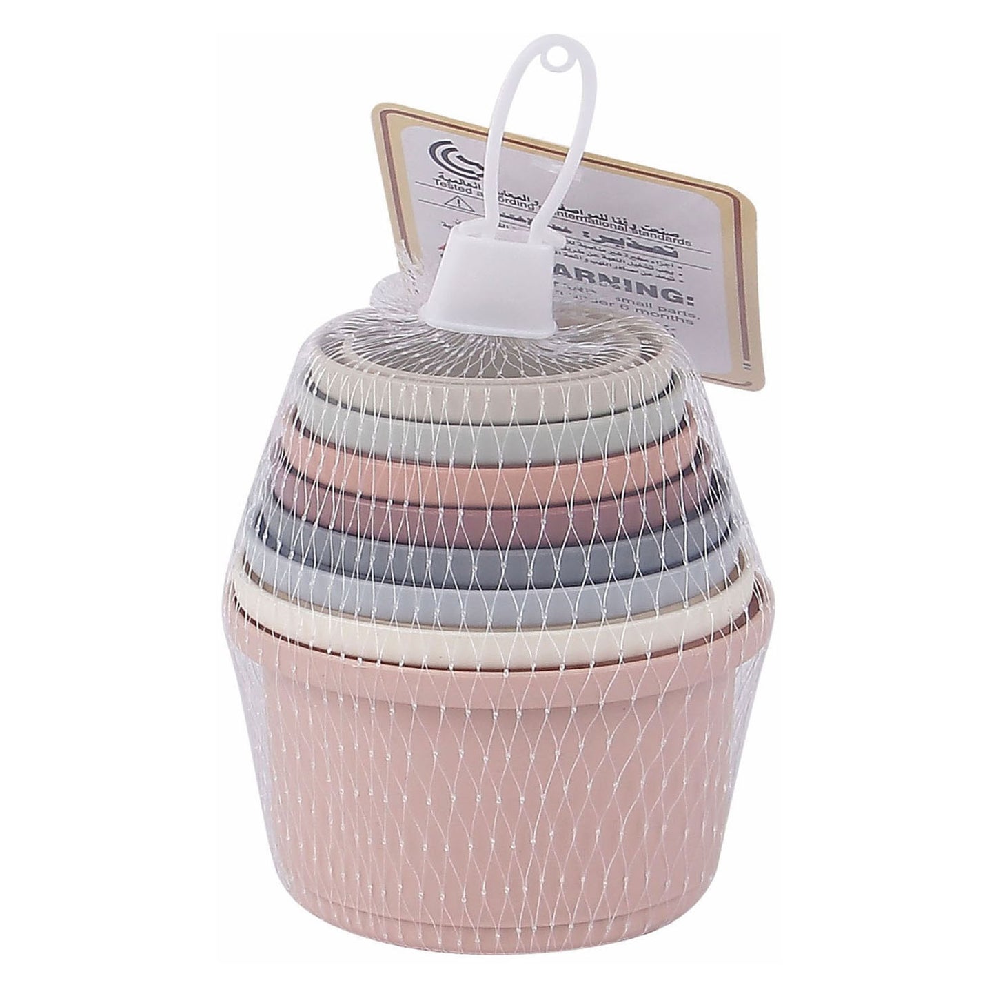 Lobbes Waterval bekers pastel, 8dlg.
