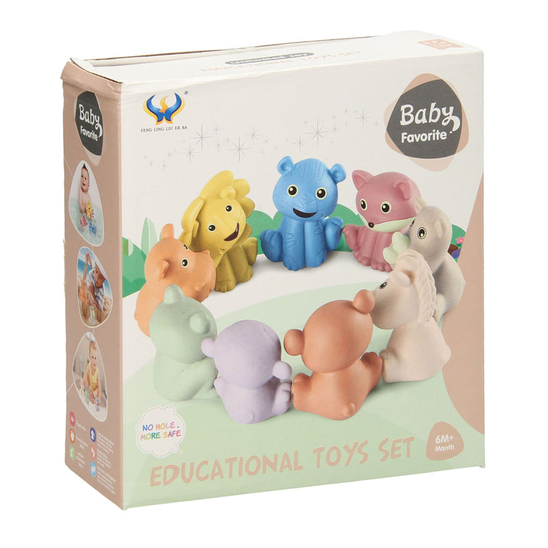 Lobbes Baddieren familie pastel, 9dlg.