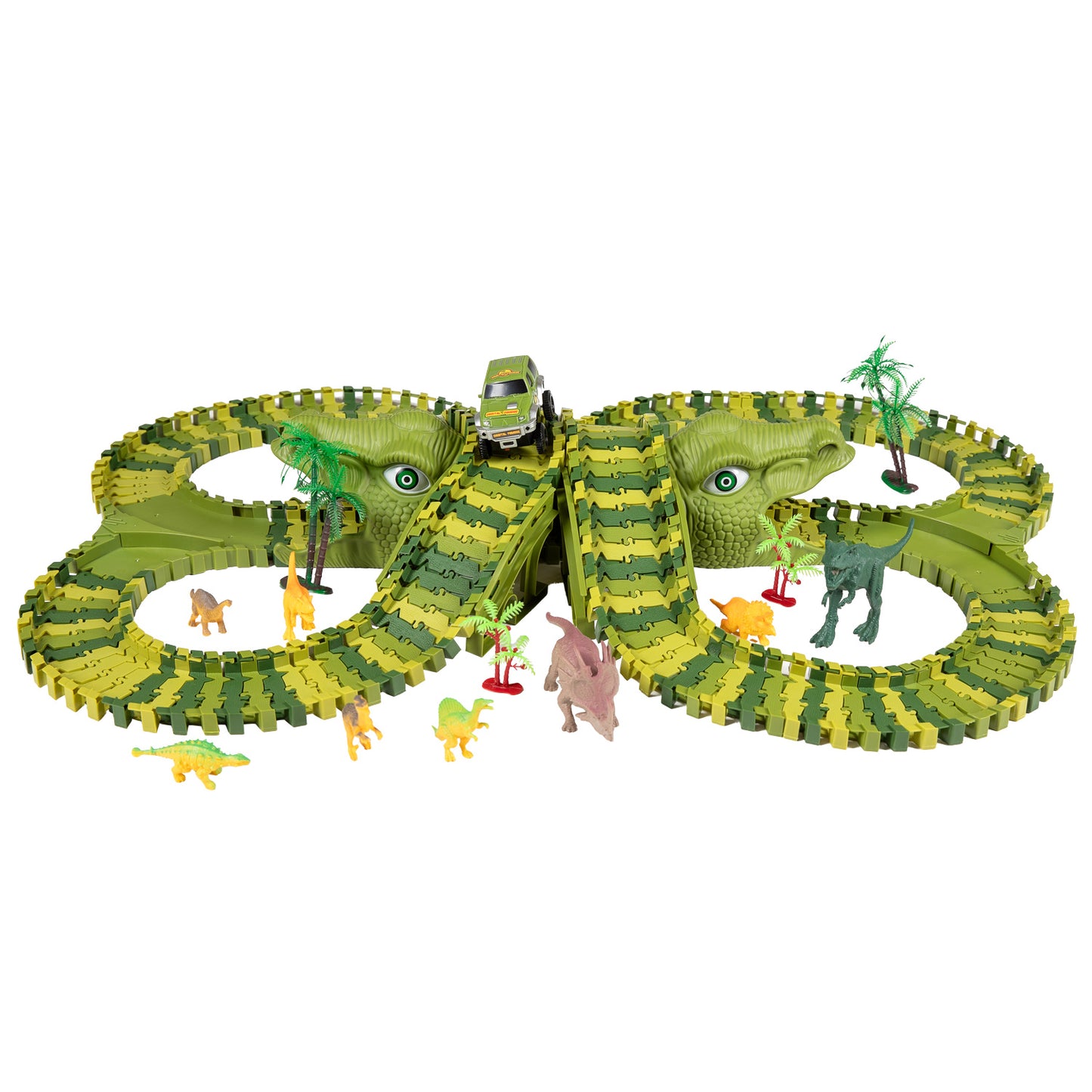 Lobbes Speelgoed BV Dinotrack uitgebreid speelset, 200dlg.