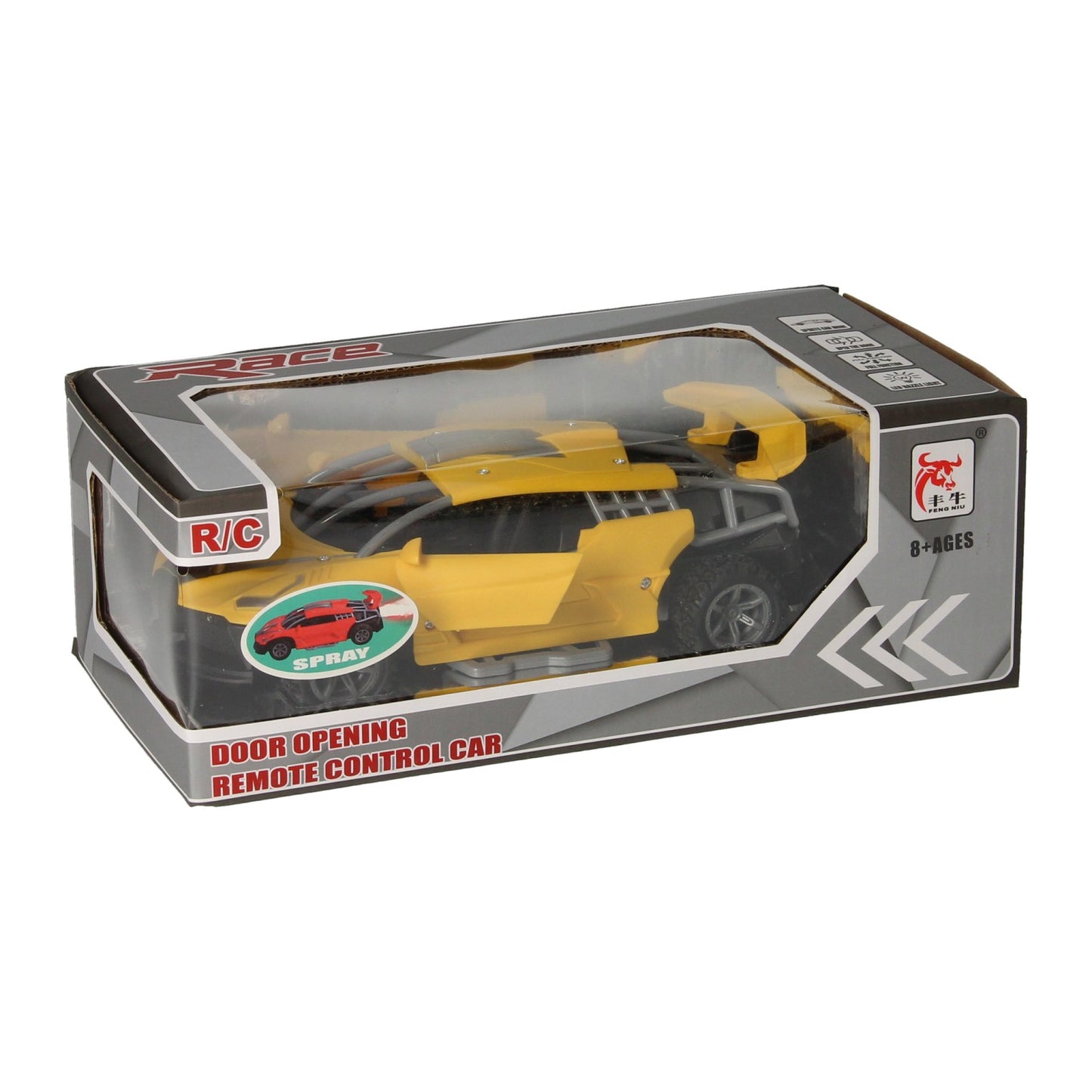 Lobbes Speelgoed BV Rc auto multifunctie geel
