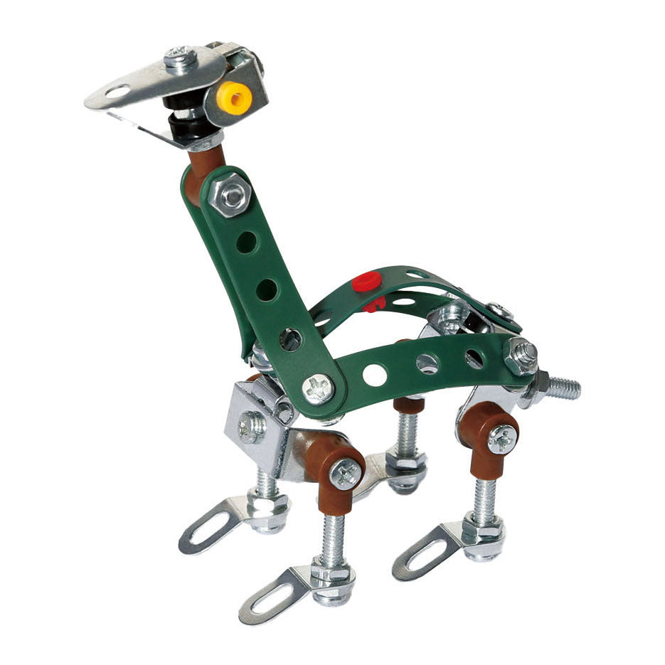Lobbes Metalen constructieset langnek, 80dlg.
