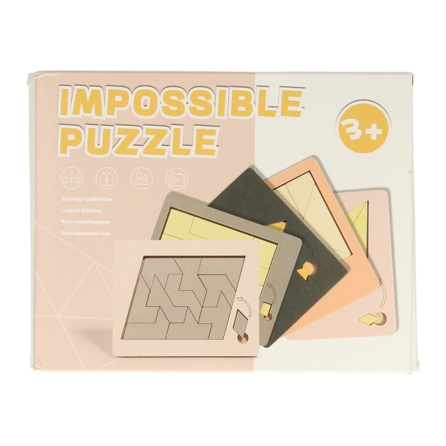 Lobbes Houten impossible denkpuzzel