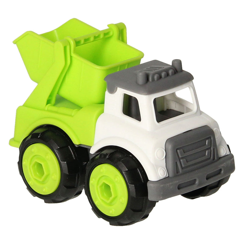 Kiepwagen met Schroefbare Wielen - Groen