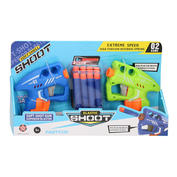 Lobbes Soft dart spel 2 pistooltjes