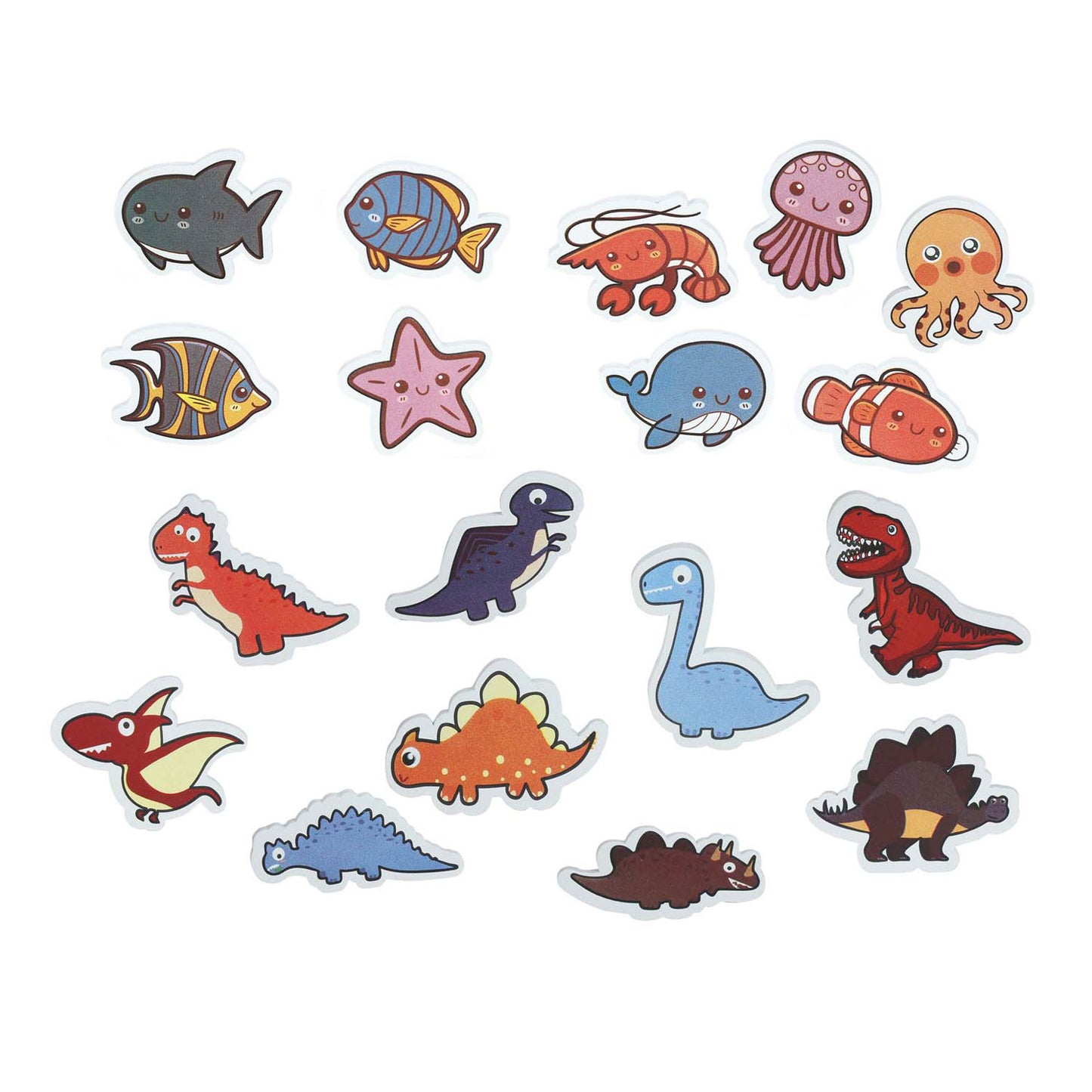 Lobbes Foam badfiguren zeedieren dinos