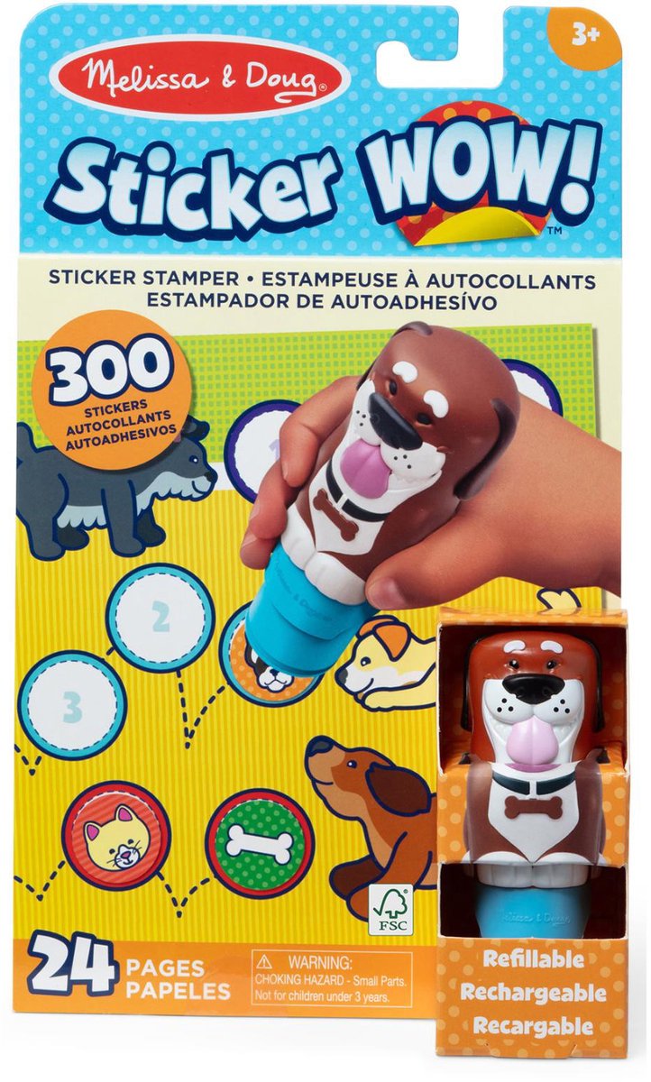 Melissa Doug Spin master stickerstempel speelgoed - creatieve stickerset voor kinderen.