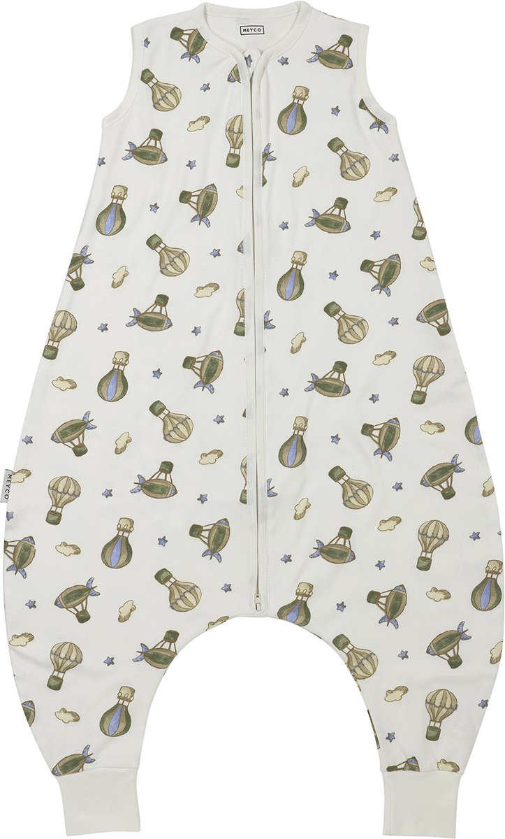 Meyco baby air balloons baby zomer slaapoverall jumper - multicolour - 92cm - 0.5 tog