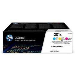 Tonercartridge HP 201X CF253XM cyaan magenta geel