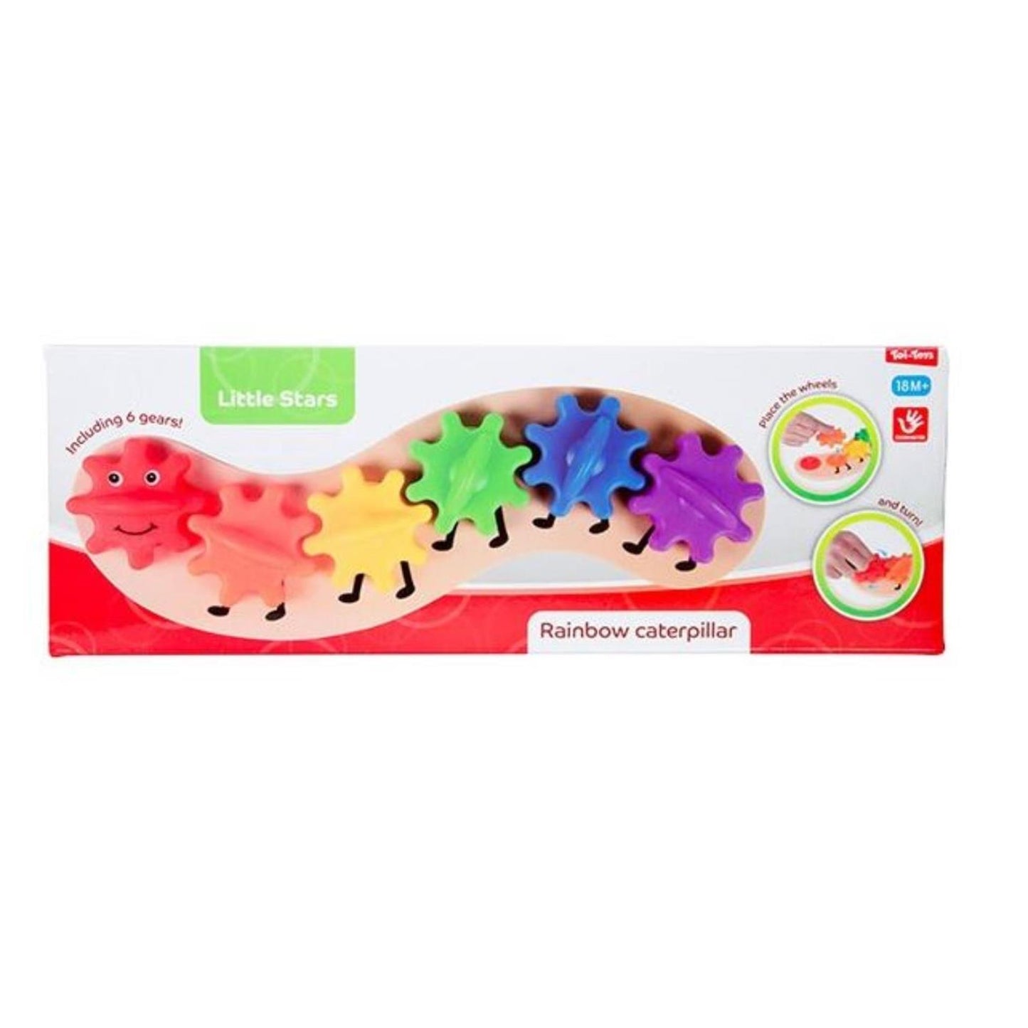 Toi-Toys Little stars regenboog tandwielrups