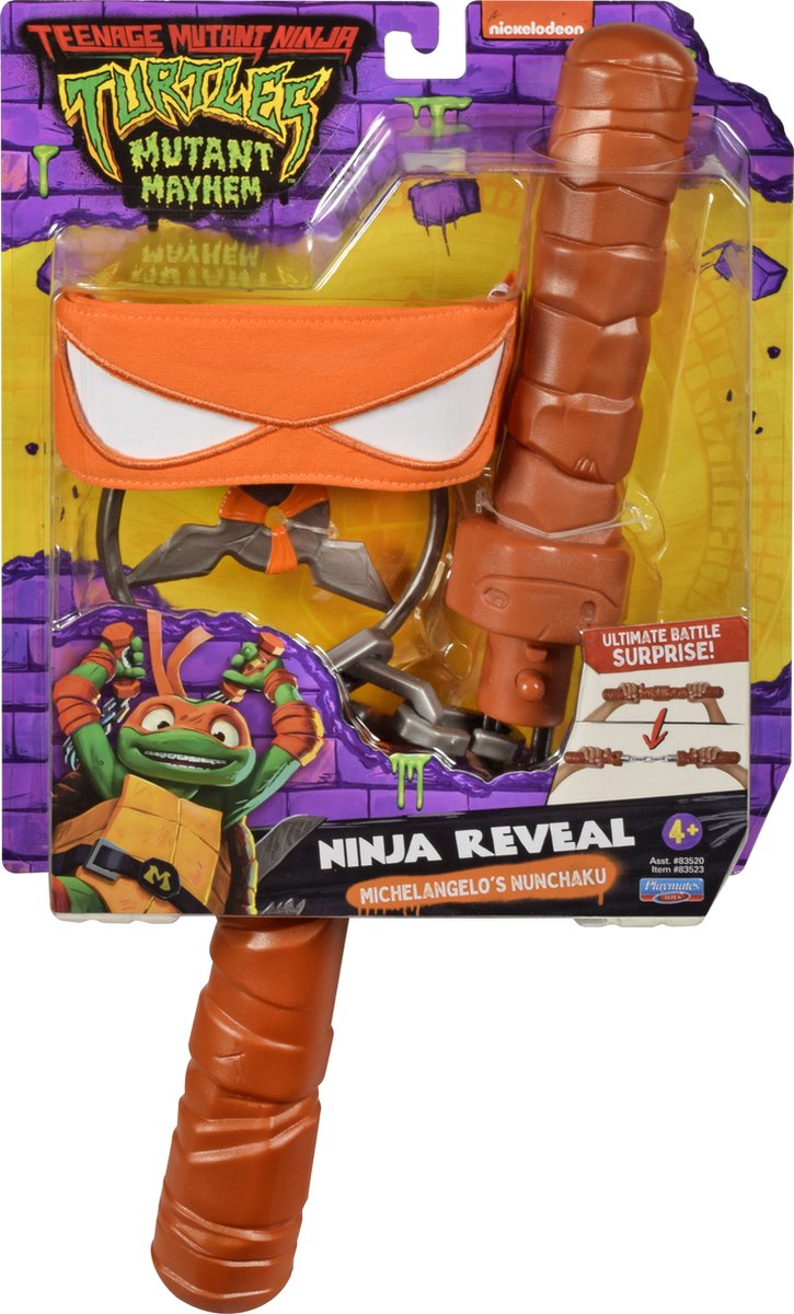 Teenage Mutant Ninja Turtles - michelangelo transforming nunchuk