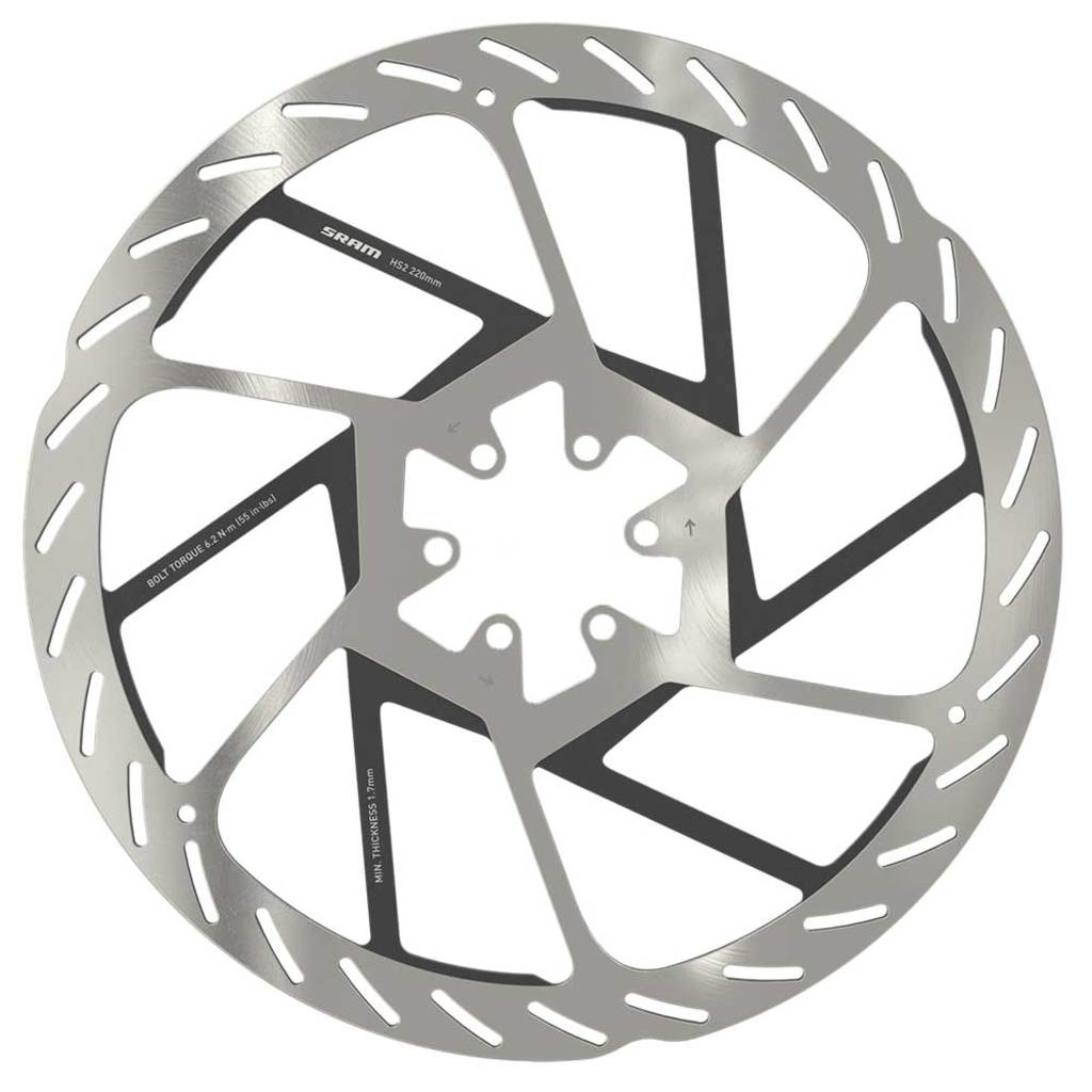 Sram Remd schijf hs2 rounded 220mm zi