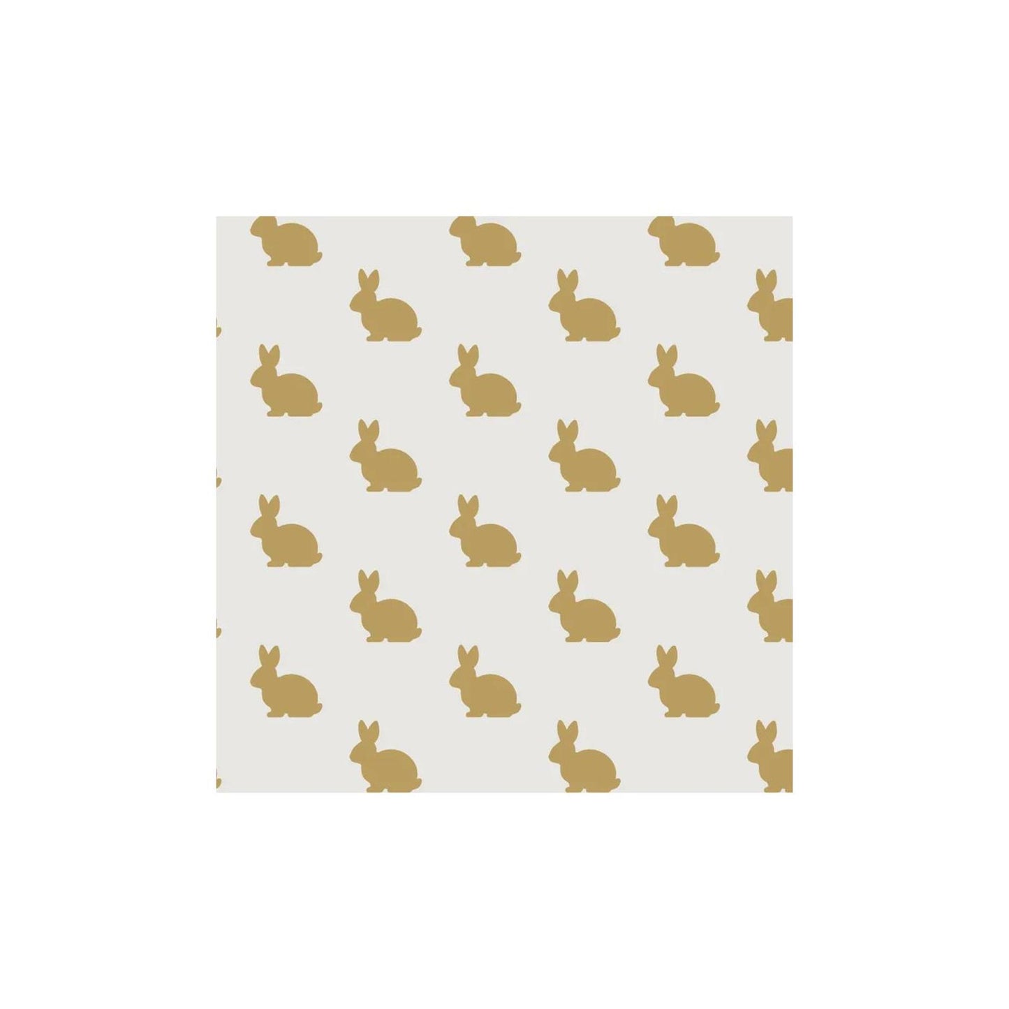 Duni servetten golden bunny 24cm