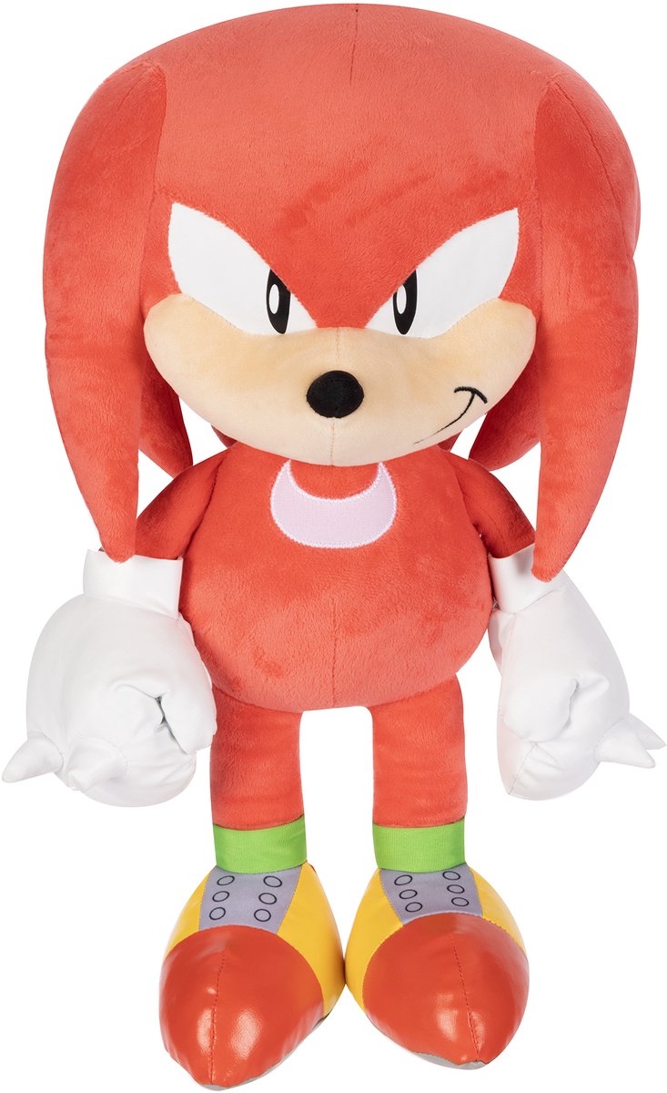 Jakks Sonic - jumbo pluche knuckles figuur, 50cm