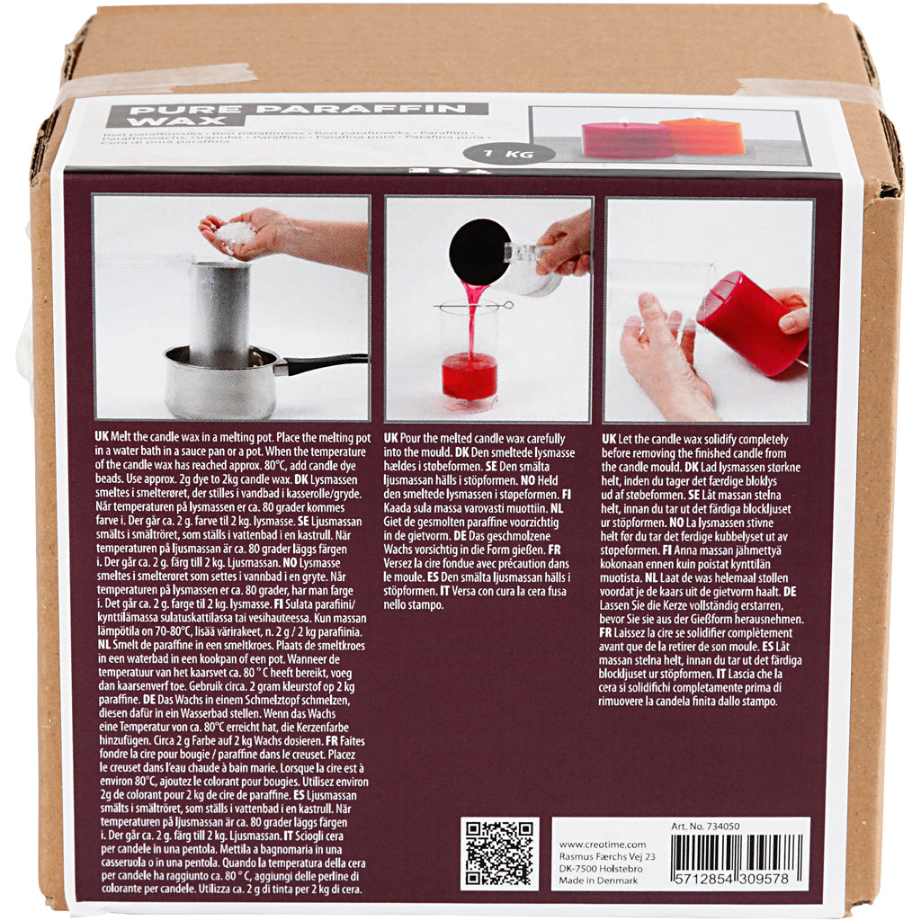 Creativ Company Https: www.cchobby.nl pure-paraffine-was-1-kg