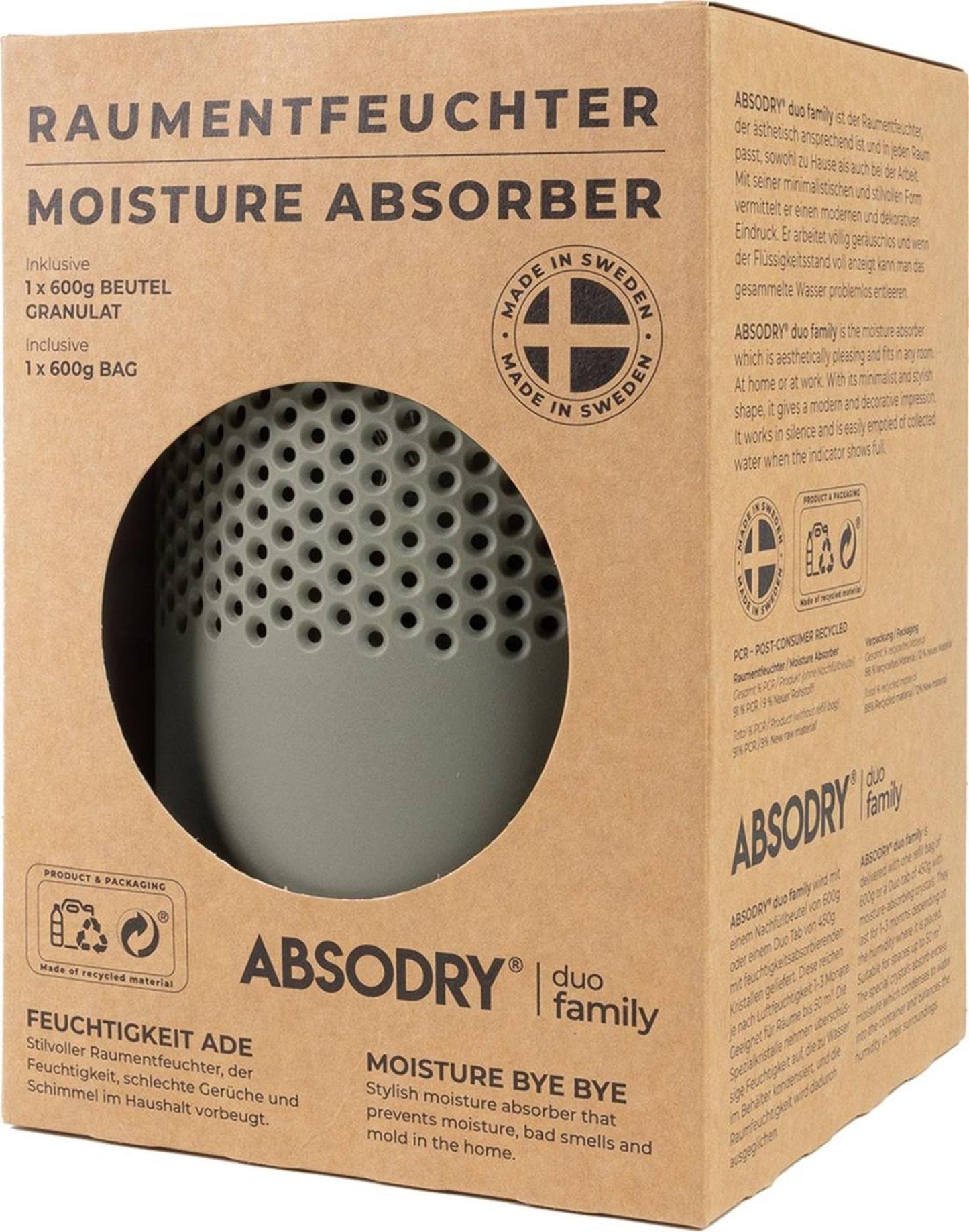 Absodry duo family bag series 6 green