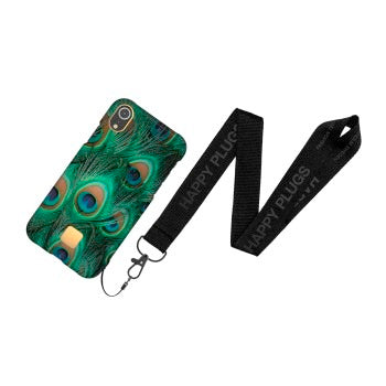 Happy Plugs iphone xr case peacock