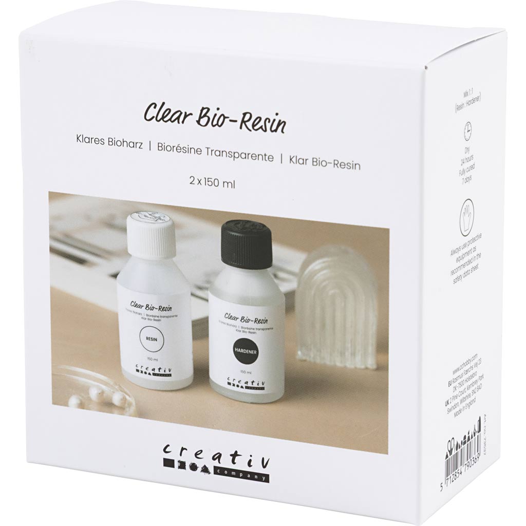 Creativ Company Https: www.cchobby.nl transparant-bio-hars-helder-2x150-ml-1-doos