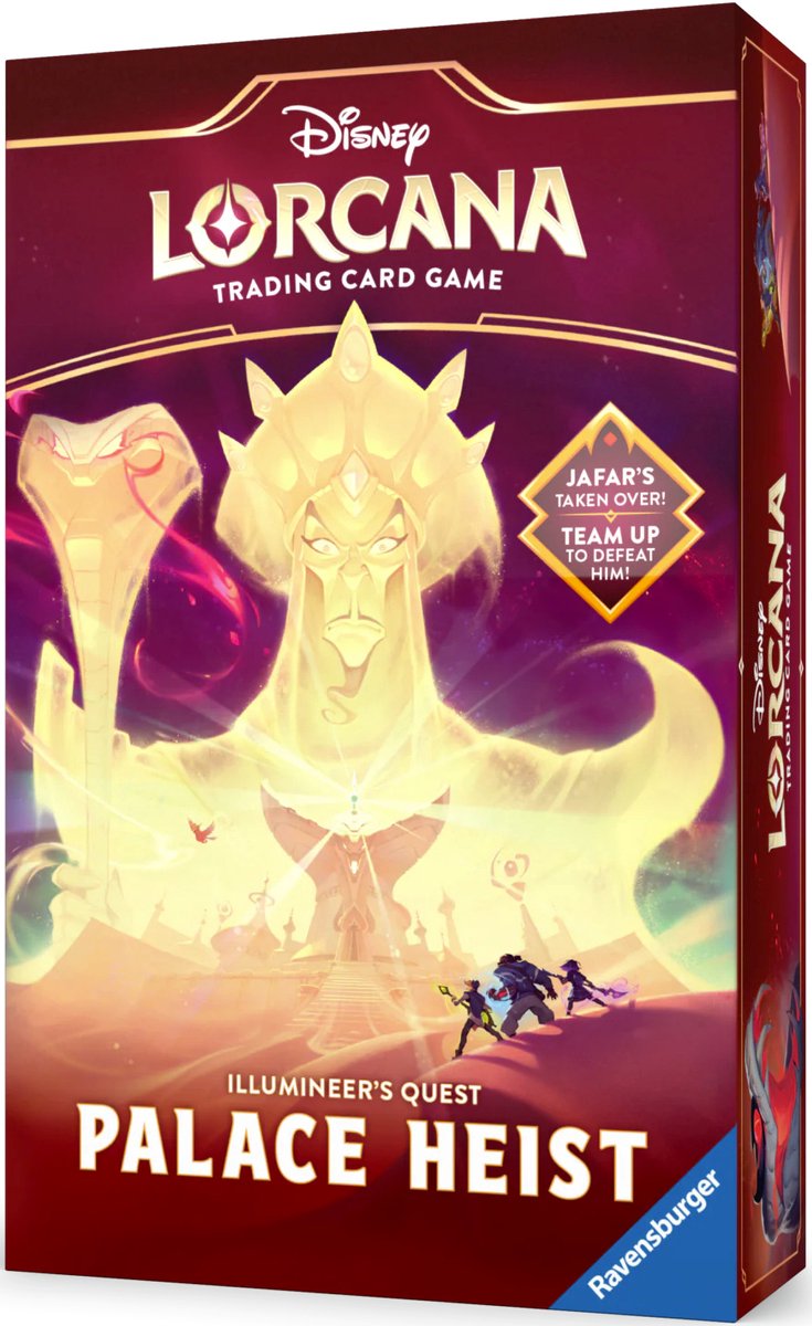 Disney Lorcana Ravensburger tcg illumineer's quest: palace heist *english edition* trading cards