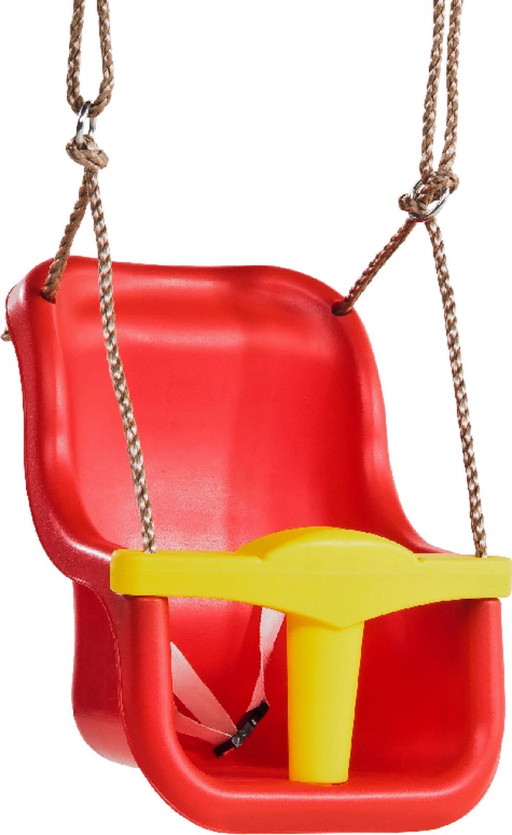 KBT baby schommelzitje luxe rood geel