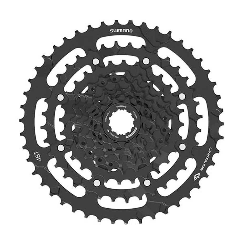 Shimano cassette cues 9v 11-46t cs-lg400 zwart