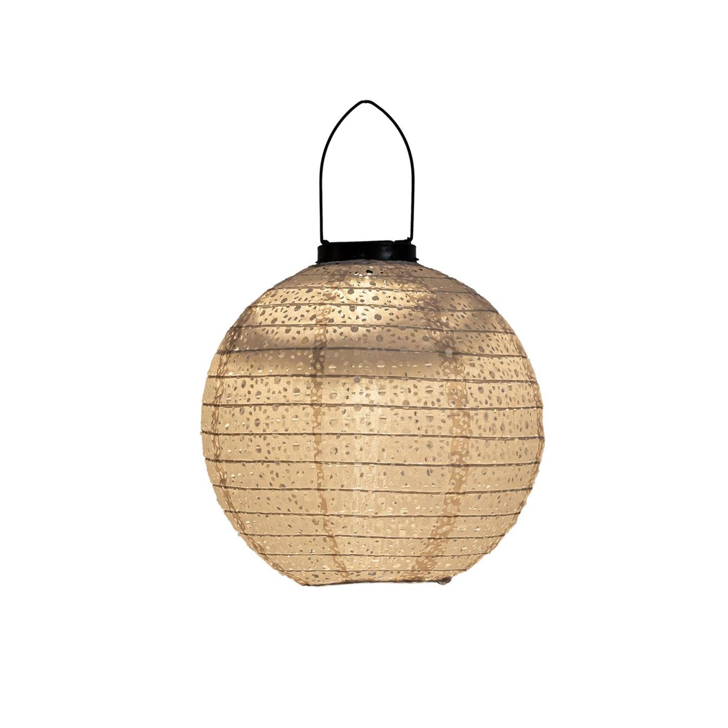 Anna's Collection Solar lampion marrakesh zand 25cm