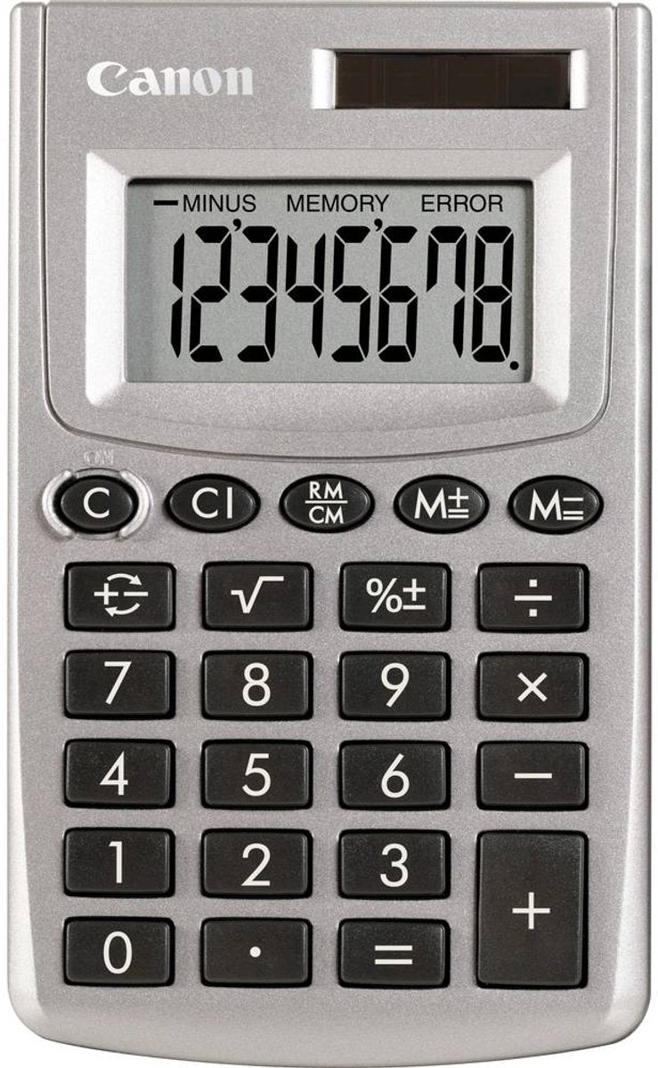Canon ls-270l zakrekenmachine zilver aantal displayposities: 8 werkt op zonne-energie, werkt op batterijen (b x h x d)