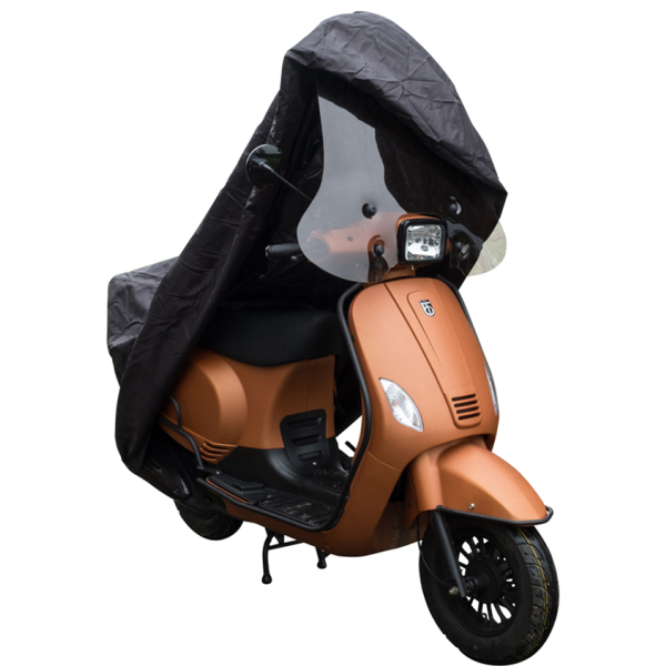 DS COVERS Scooterhoes cup met windscherm - large