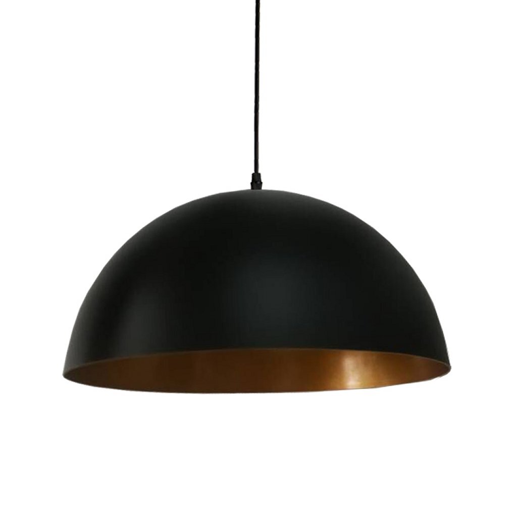 Homestyle Pro mk108-gb industriële hanglamp 35x17.5 cm zwart goud metaal