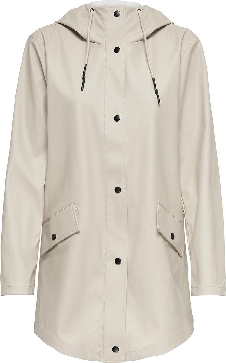 ONLY jas onlelisa raincoat otw noos 15261734 silver lining dames maat - s