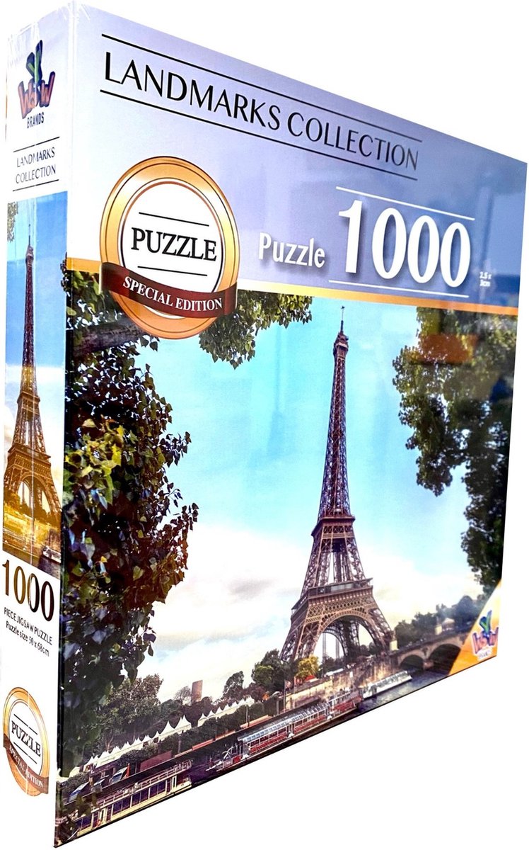 Braet Puzzel world landmarks - eiffeltoren 1000 stuks