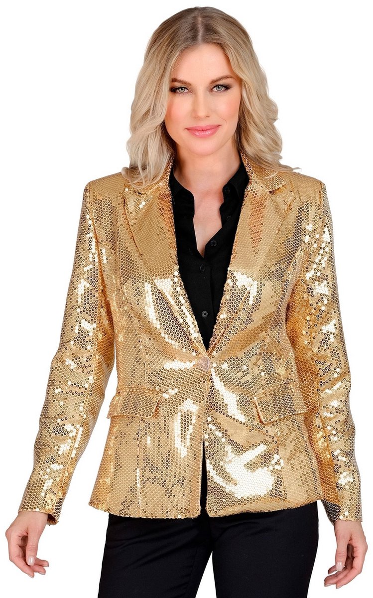 Widmann Pailletten blazer showgirl sold to gold vrouw