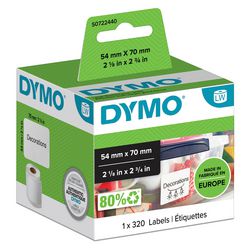 DYMO Multifunctionele etiketten 12x50mm 54x70mm