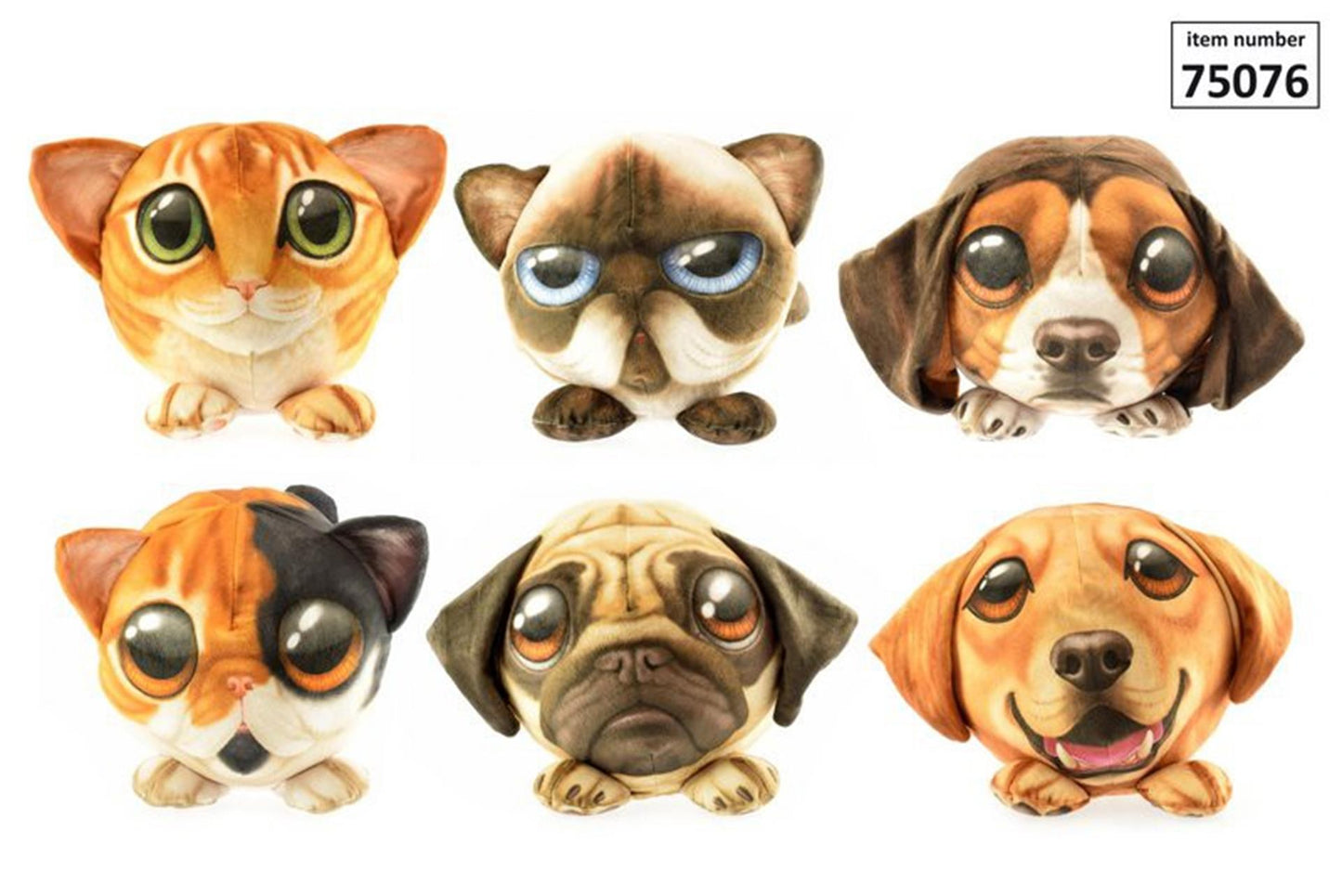 Toi-Toys Big face geprinte dieren xl