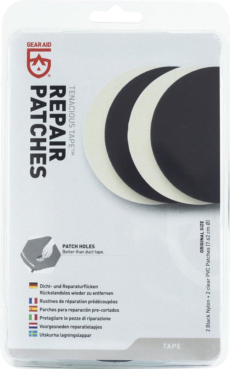 Gear-Aid Gear aid - reparatie patches - rond - 4 stuks