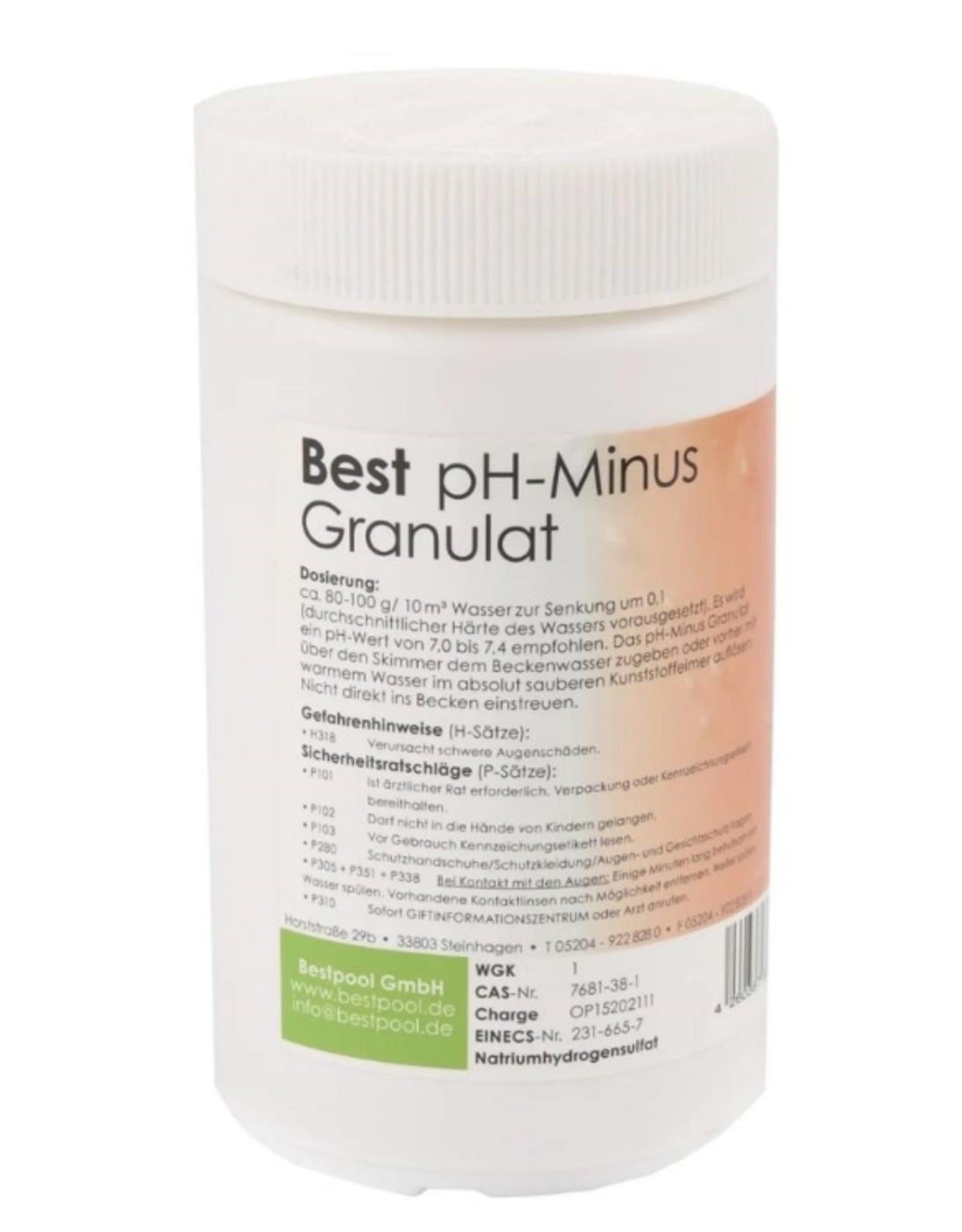 Bestpool ph-minus granulaat 1,5kg