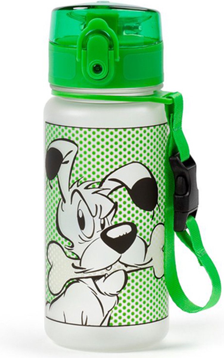 Puckator Kinder drinkfles idefix (dogmatix) asterix pop top 350ml breukbestendig