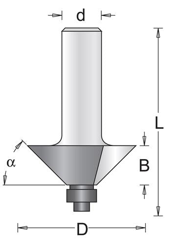 Hikoki Accessoires Hikoki hoekfrees 31.8mm schacht=8mm+lager