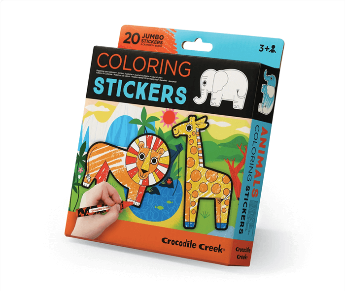 Van Der Doelen Color en create plakken en kleuren crocodile creek