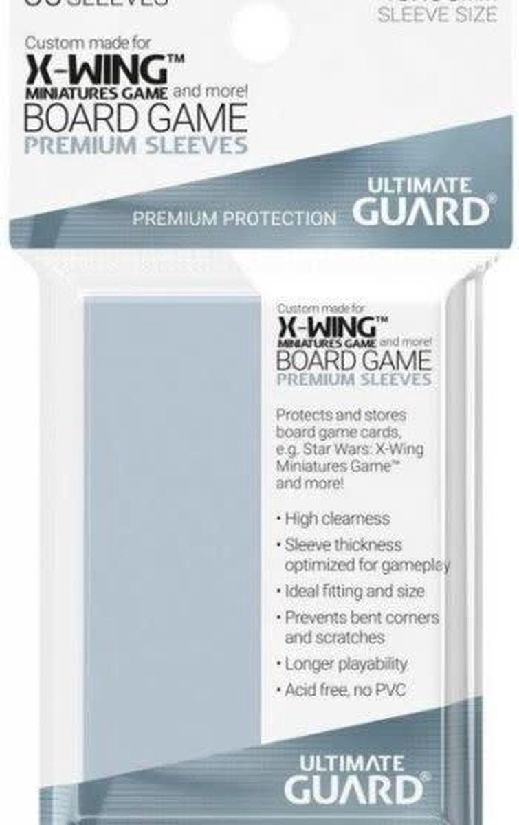 Ultimate Guard board game sleeves (50) - x-wing miniatures game card sleeves for board game cards