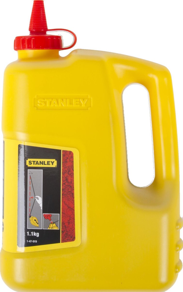 STANLEY slaglijnpoeder rood 1000gr